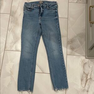 MOTHER Light Blue Ankle Jeans